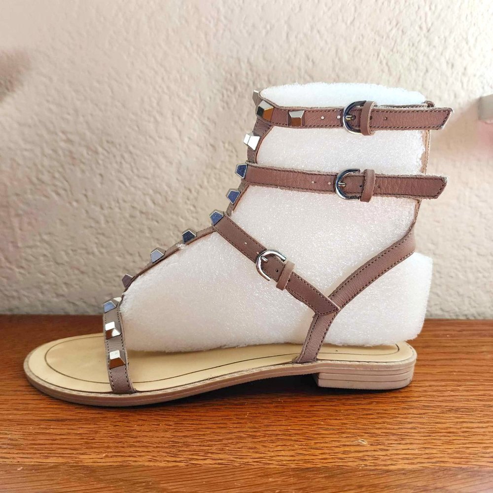 Rebecca Minkoff Georgina Gladiator Sandal - Sand - Size 5